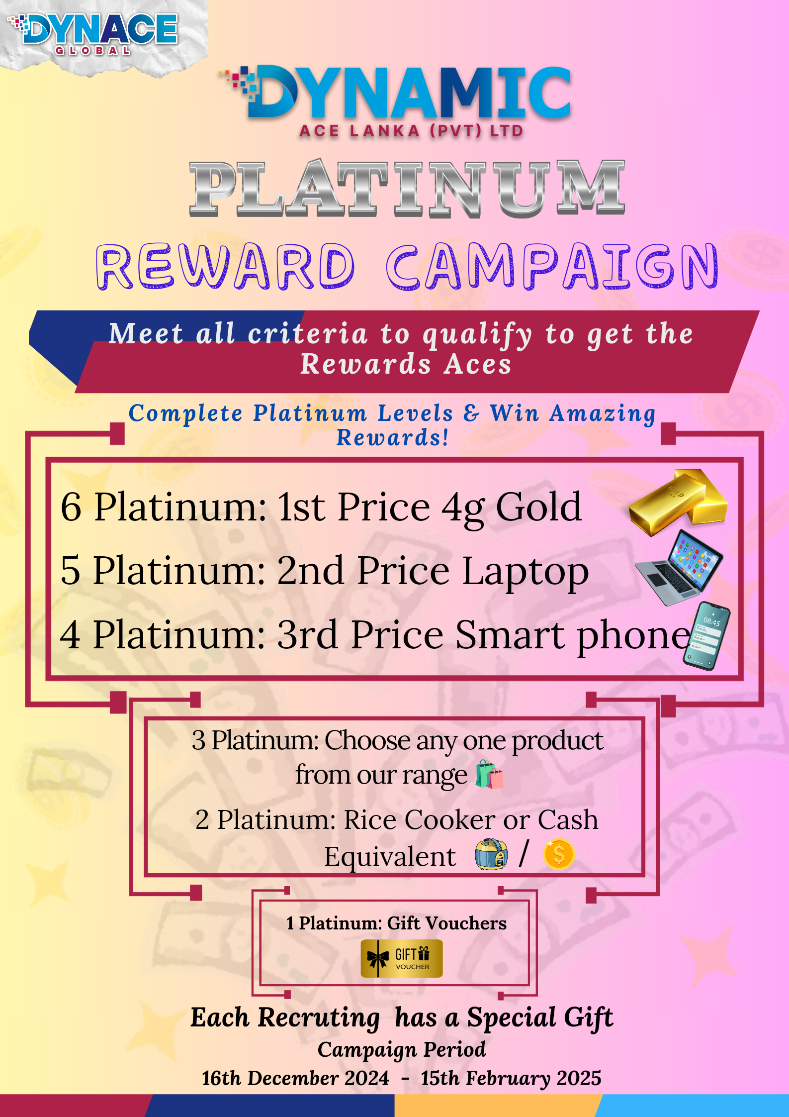 🏆 Join the DYNACE PLATINUM REWARD CAMPAIGN 🏆